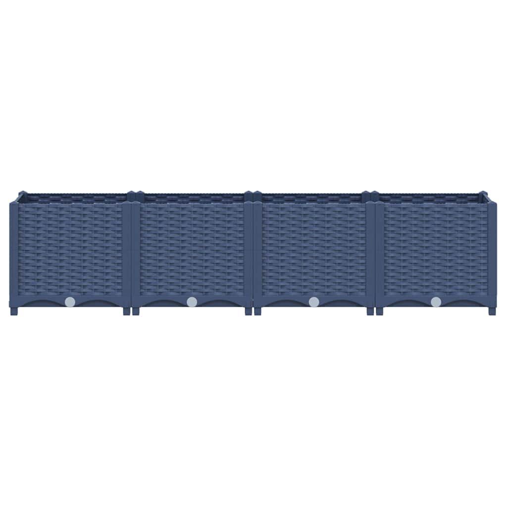 vidaXL Ζαρντινιέρα 160 x 40 x 38 εκ. από Πολυπροπυλένιο