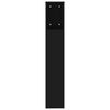 vidaXL Κεφαλάρι Με Αποθηκευτικό Χώρο Μαύρο 200x18,5x104,5 εκ.