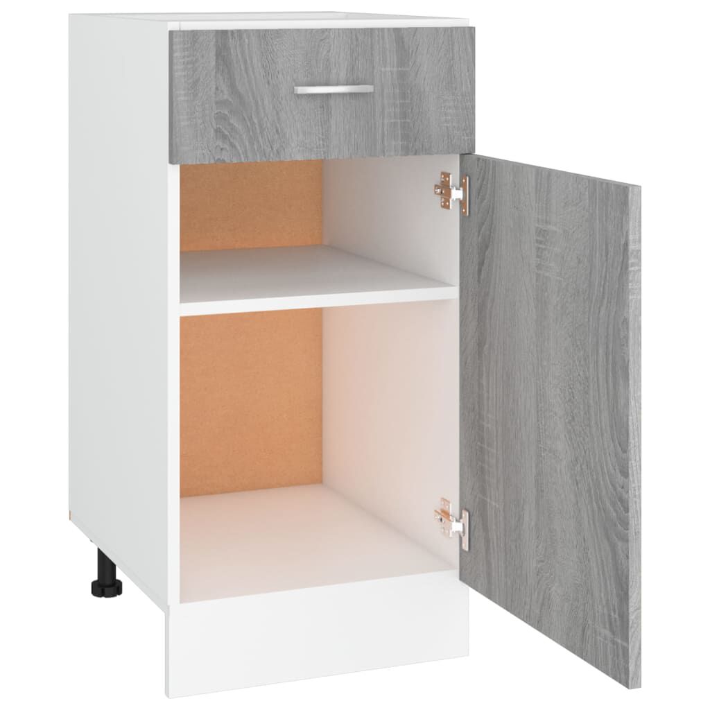 vidaXL Έπιπλο Με Συρτάρι Lyon Γκρι Sonoma 40 x 46 x 81,5εκ.