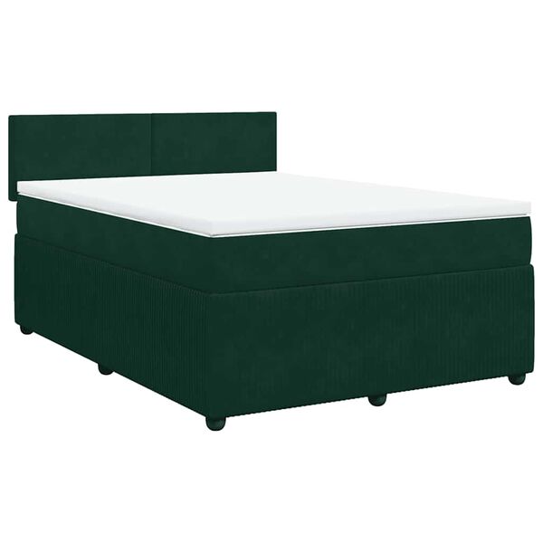vidaXL &Kappa;&rho;&epsilon;&beta;ά&tau;&iota; Boxspring &mu;&epsilon; &Sigma;&tau;&rho;ώ&mu;&alpha; &Sigma;&kappa;&omicron;ύ&rho;&omicron; &Pi;&rho;ά&sigma;&iota;&nu;&omicron; 160x200&epsilon;&kappa;. &Beta;&epsilon;&lambda;&omicron;ύ&delta;&iota;&nu;&omicron;