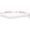 vidaXL Στρώμα με Bonnell Springs Μεσαία Σκληρότητα 180 x 200 εκ.