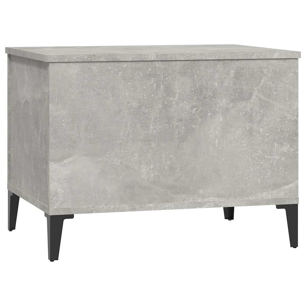 vidaXL Τραπεζάκι Σαλονιού Γκρι Σκυρ. 60x44,5x45 εκ. Επεξεργ. Ξύλο