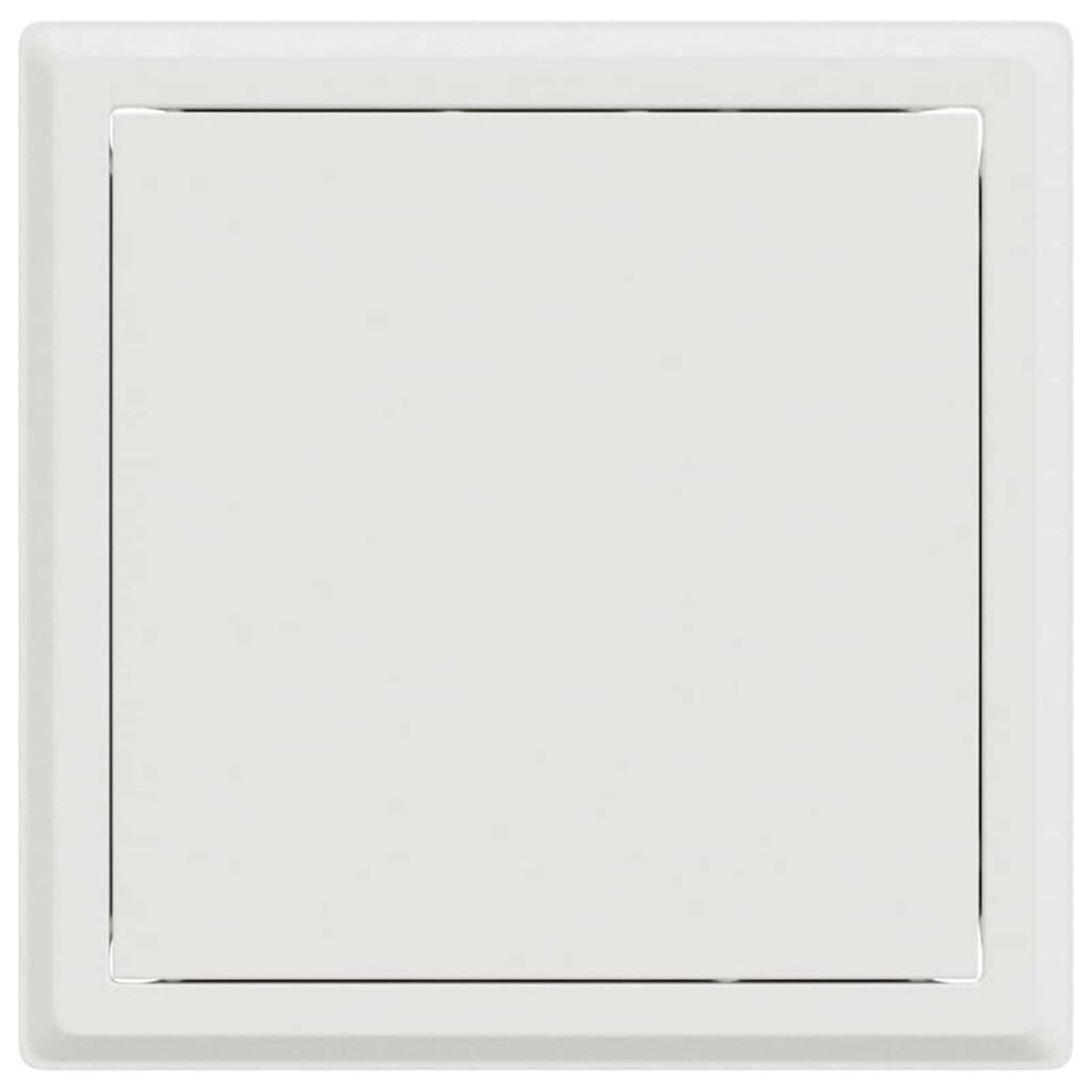 vidaXL Πάνελ Πρόσβασης 2 pcs Λευκό 20 x 20 cm Ατσάλι