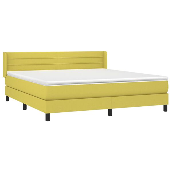 vidaXL &Kappa;&rho;&epsilon;&beta;ά&tau;&iota; Boxspring &mu;&epsilon; &Sigma;&tau;&rho;ώ&mu;&alpha; &Pi;&rho;ά&sigma;&iota;&nu;&omicron; 180x200 &epsilon;&kappa;.&Upsilon;&phi;&alpha;&sigma;&mu;ά&tau;&iota;&nu;&omicron;