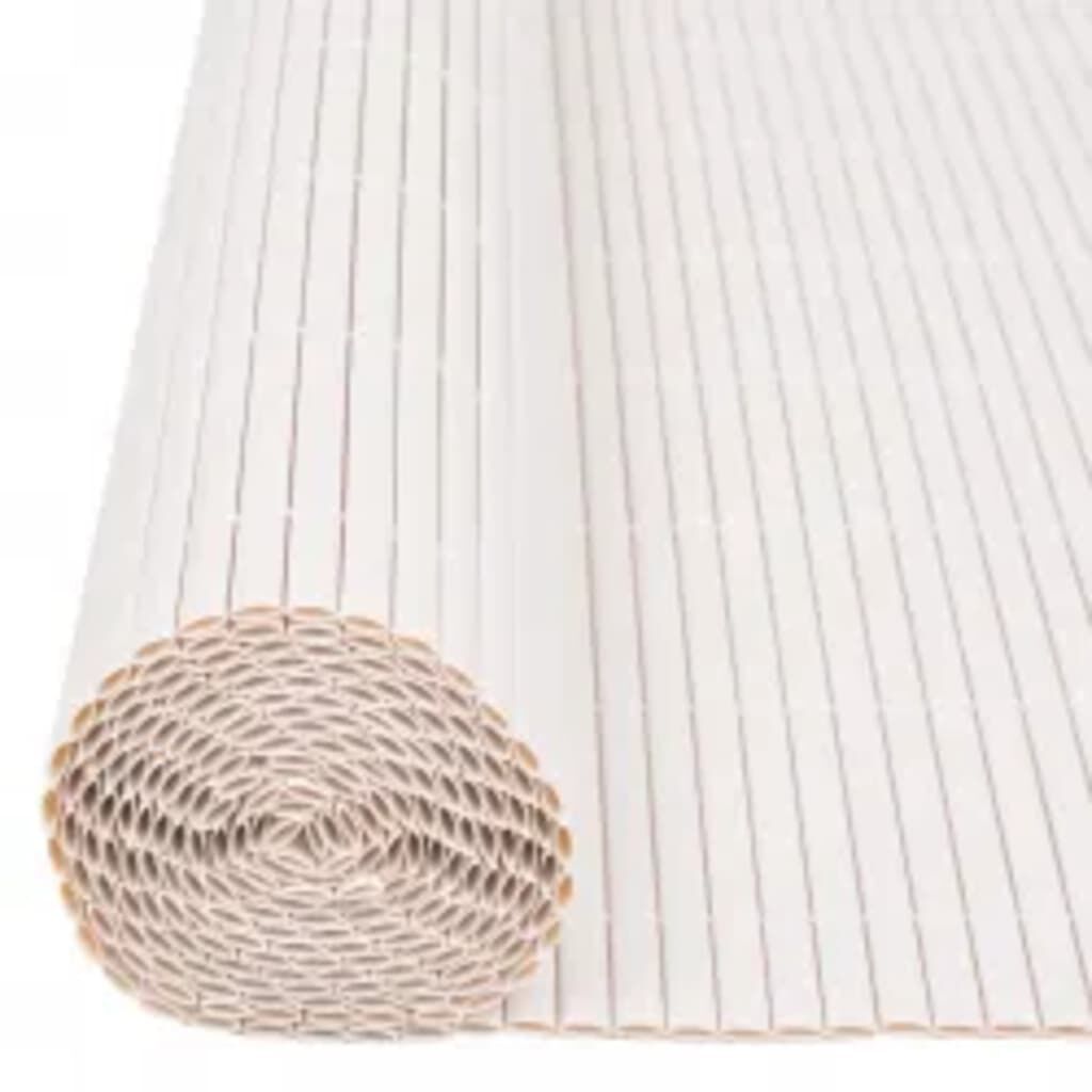 vidaXL Περίφραξη Κήπου Διπλής Όψης Λευκή 110 x 300 εκ.