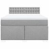 vidaXL &Kappa;&rho;&epsilon;&beta;ά&tau;&iota; Boxspring &mu;&epsilon; &Sigma;&tau;&rho;ώ&mu;&alpha; &Alpha;&nu;. &Pi;&rho;ά&sigma;&iota;&nu;&omicron; 160x200&epsilon;&kappa; &Upsilon;&phi;&alpha;&sigma;&mu;ά&tau;&iota;&nu;&omicron;