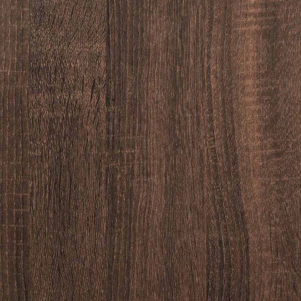 vidaXL Ντουλάπια CD 2 τεμ. Καφέ δρυς 21x16x93,5 εκ Επεξεργασμένο Ξύλο