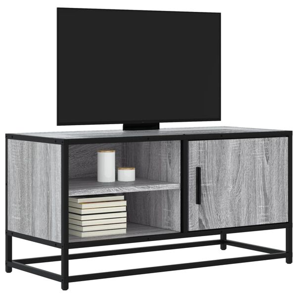 vidaXL Έπιπλο Τηλεόρασης Γκρι Sonoma 80x34,5x40 εκ. Επεξ. Ξύλο