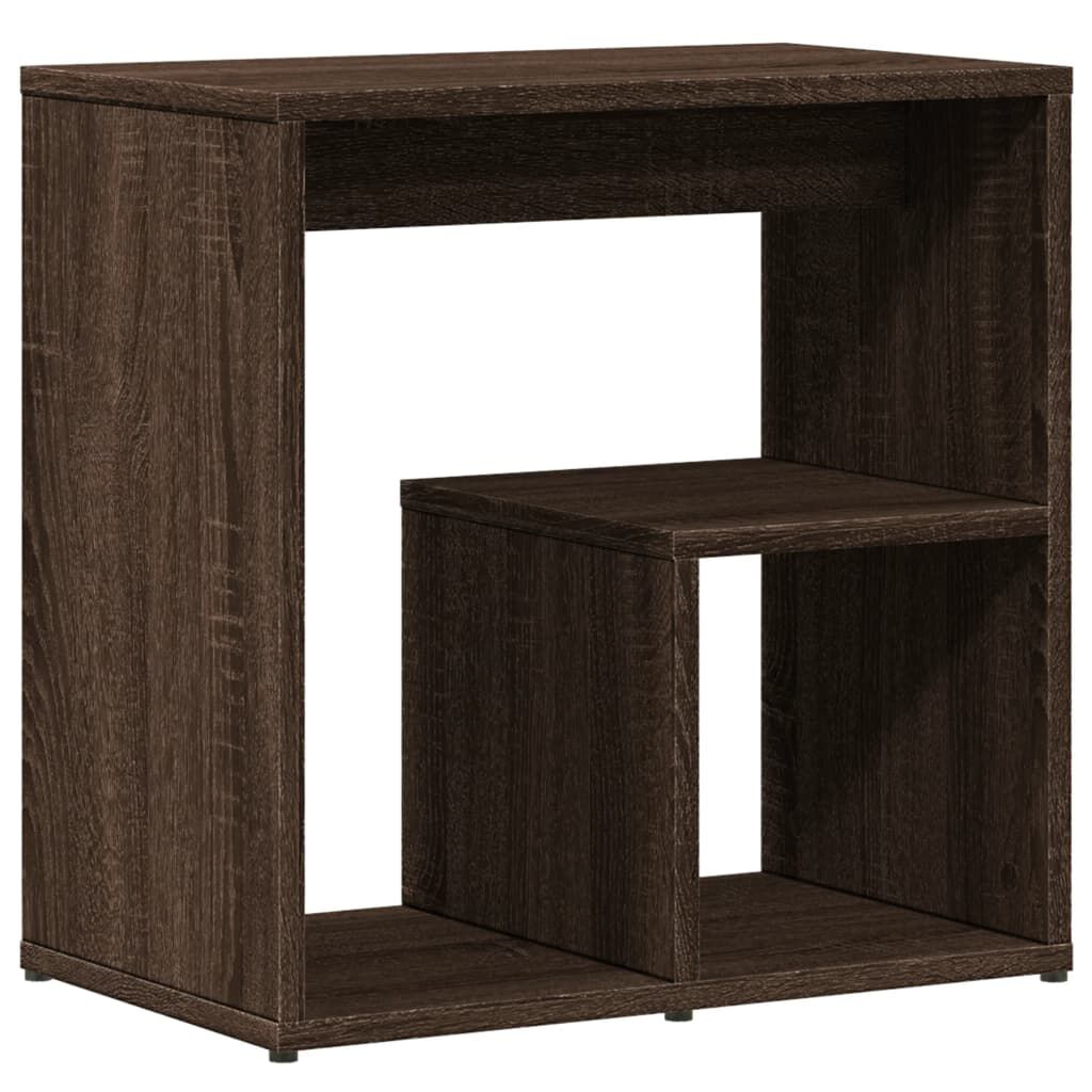 vidaXL Τραπεζάκια Σαλονιού 2 τεμ Καφέ Δρυς 50x30x50 εκ. Επεξ. Ξύλο