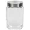 vidaXL Βάζα Αποθήκευσης 6 τεμ. 1700 ml με Ασημί Καπάκι