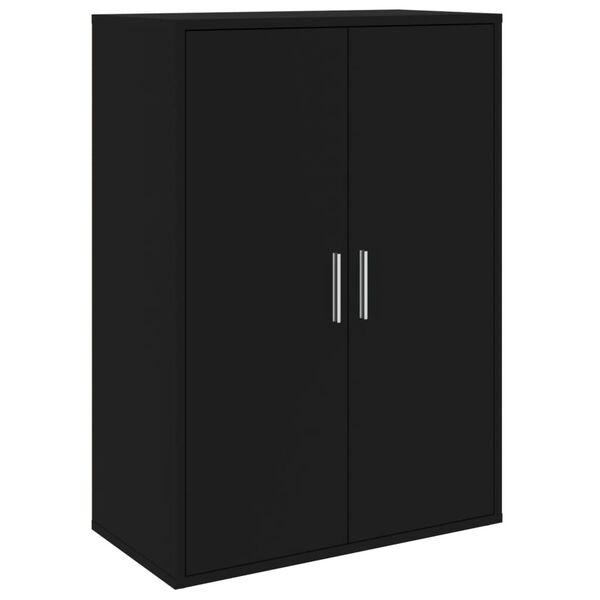 vidaXL Συρταριέρα Μαύρη 60 x 31 x 84 εκ. από Επεξεργασμένο Ξύλο