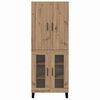 vidaXL Highboard 2 pcs Artisan Oak 69,5 x 34 x 180 &epsilon;&kappa;.