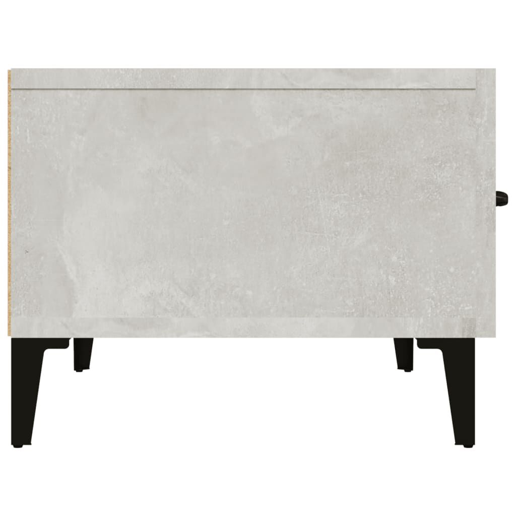 vidaXL Έπιπλο Τηλεόρασης Γκρι Σκυροδέματος 150x34,5x30 εκ. Επεξ. Ξύλο