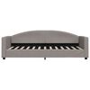 vidaXL Καναπές Κρεβάτι Συρόμενος Taupe 80 x 200 εκ. Υφασμάτινος
