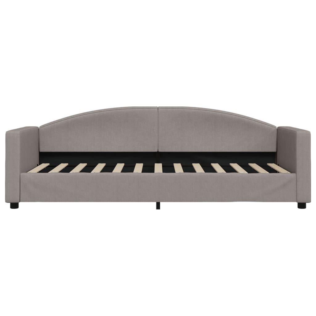 vidaXL Καναπές Κρεβάτι Συρόμενος Taupe 80 x 200 εκ. Υφασμάτινος