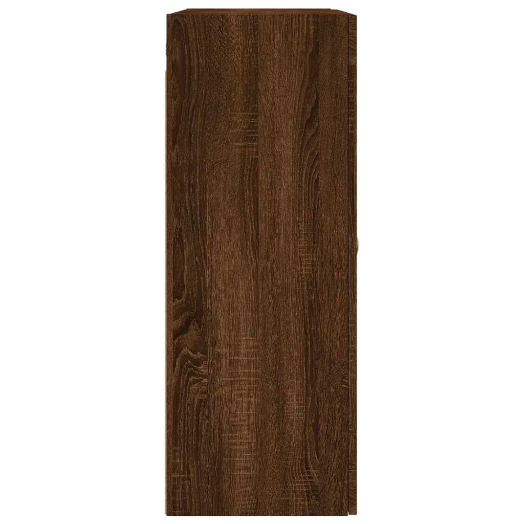 vidaXL Ντουλάπι Τοίχου Καφέ Δρυς 69,5 x 34 x 90 εκ.