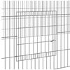vidaXL Κλουβί Κουνελιών 5 Πάνελ 541x109x54 εκ. από Γαλβανισμένο Σίδερο