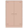 vidaXL Ντουλάπι Ροζ 67x39x107 εκ. από Ατσάλι