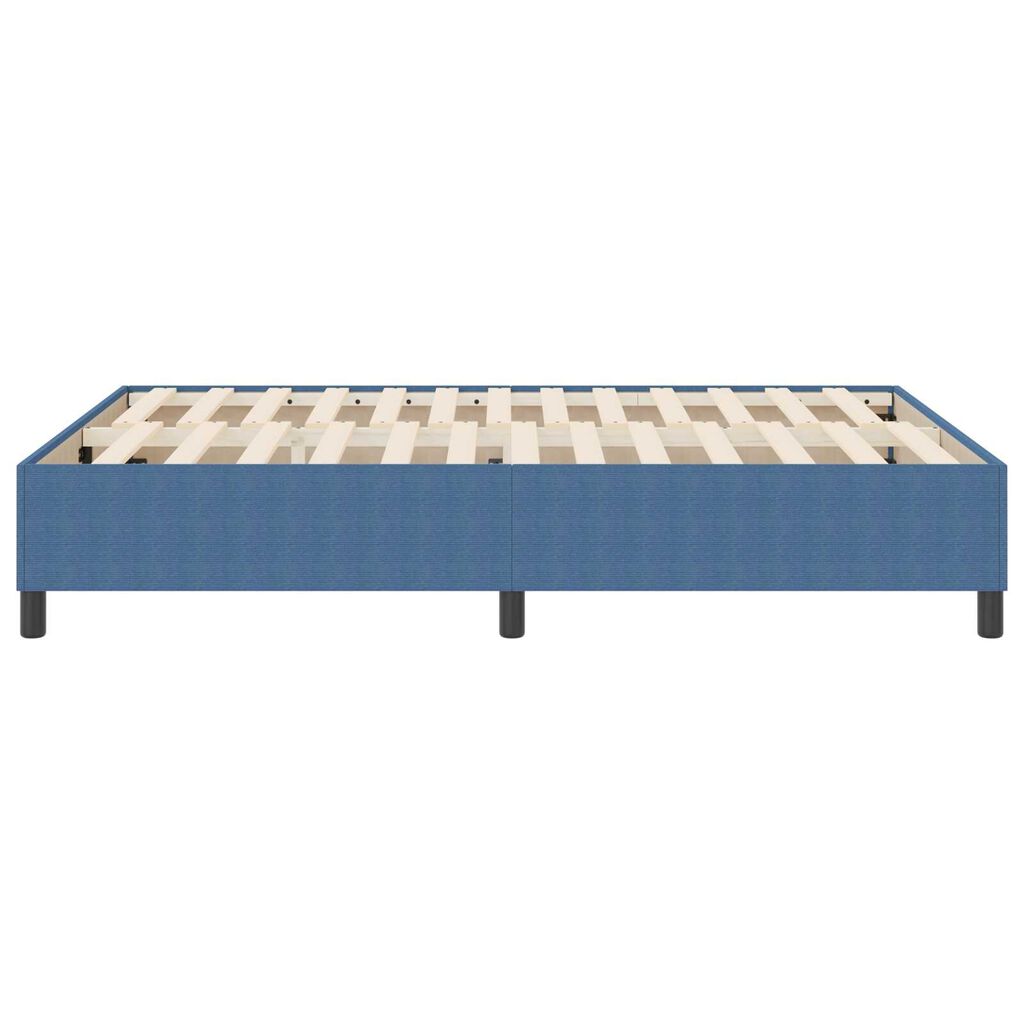 vidaXL Κρεβάτι με ελατήρια Μπλε 160 x 200 cm Βελούδο