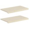 vidaXL &Pi;&alpha;&rho;ά&theta;&upsilon;&rho;&alpha; 2 &tau;&mu;&chi;. &Lambda;&epsilon;&upsilon;&kappa;ό 70 x 30 x 2 cm &Sigma;&tau;&epsilon;&rho;&epsilon;ό &Xi;ύ&lambda;&omicron; &Delta;&rho;&upsilon;ό&sigmaf;