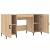 vidaXL Γραφείο Sonoma Δρυς 140 x 50 x 75 εκ. από Επεξεργασμένο Ξύλο