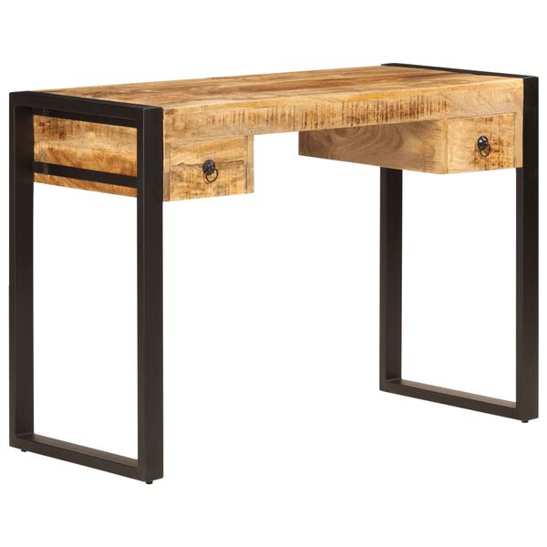 vidaXL Γραφείο με 2 Συρτάρια 110 x 50 x 77 εκ. από Μασίφ Ξύλο Μάνγκο