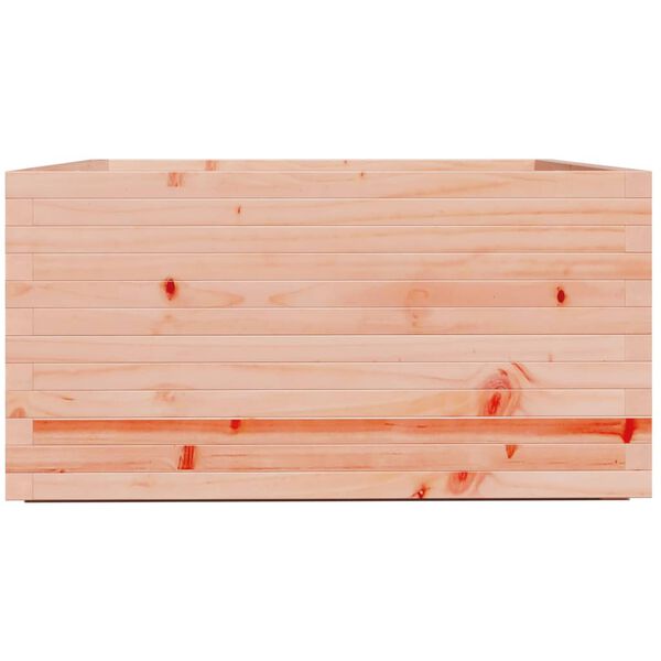 vidaXL Ζαρντινιέρα Κήπου 90x90x49,5 εκ. από Μασίφ Ξύλο Ψευδοτσούγκας