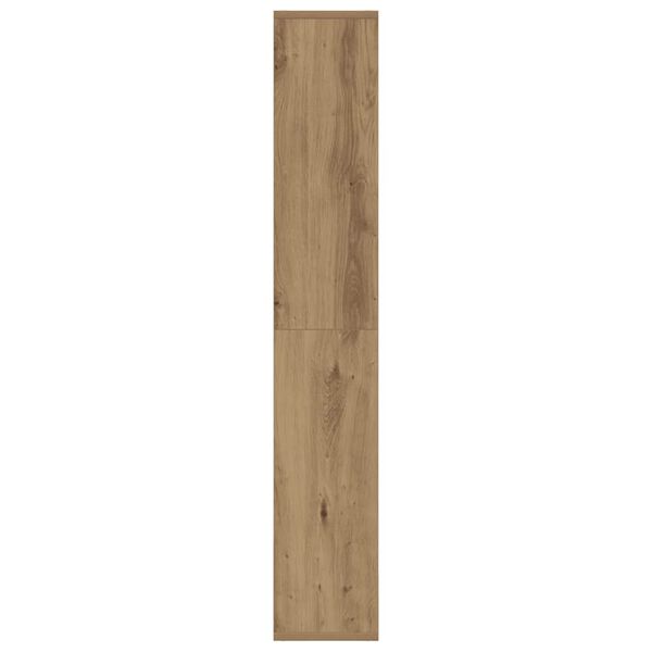 vidaXL Βιβλιοθήκη Αρτισιανή Δρυς 60x20x120 εκ. από Επεξεργασμένο Ξύλο