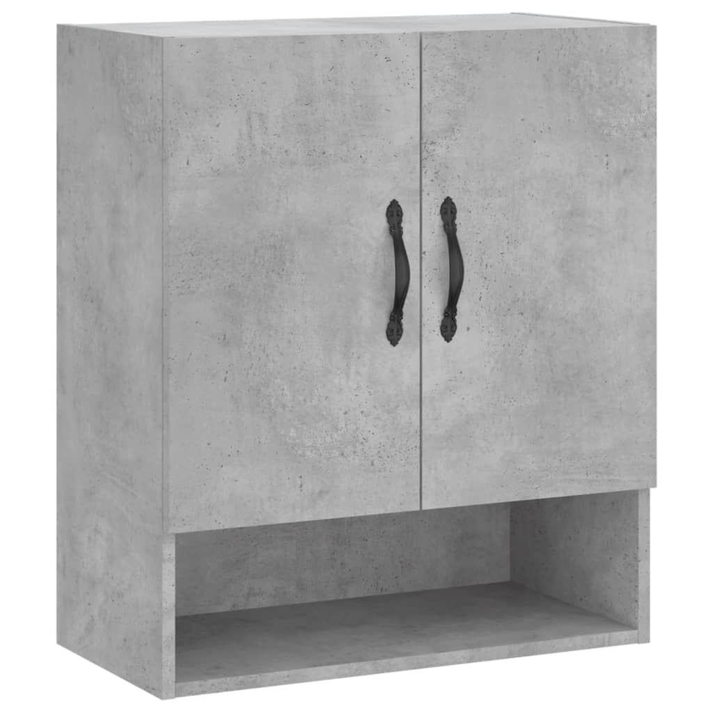 vidaXL Ντουλάπι Τοίχου Γκρι Σκυρ. 60x31x70 εκ. Επεξεργασμένο Ξύλο