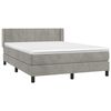 vidaXL &Kappa;&rho;&epsilon;&beta;ά&tau;&iota; Boxspring &mu;&epsilon; &Sigma;&tau;&rho;ώ&mu;&alpha; &Alpha;&nu;&omicron;&iota;&chi;&tau;ό &Gamma;&kappa;&rho;&iota; 140x200 &epsilon;&kappa;. &Beta;&epsilon;&lambda;&omicron;ύ&delta;&iota;&nu;&omicron;
