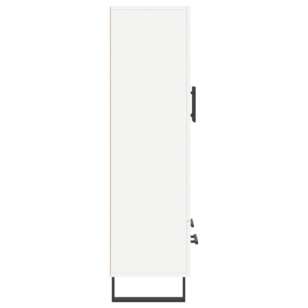 vidaXL Ντουλάπα Λευκή 69,5 x 31 x 115 εκ. από Επεξεργασμένο Ξύλο