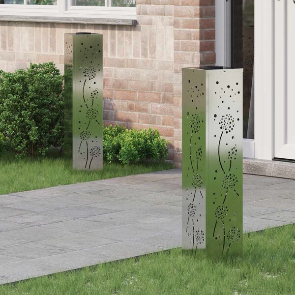 vidaXL &Eta;&lambda;&iota;&alpha;&kappa;ό LED &Phi;&omega;&sigmaf; &Delta;&rho;ό&mu;&omicron;&upsilon; 2 pcs &Sigma;&kappa; rusty &Gamma;&alpha;&lambda;&beta;&alpha;&nu;&iota;&sigma;&mu;έ&nu;&omicron;