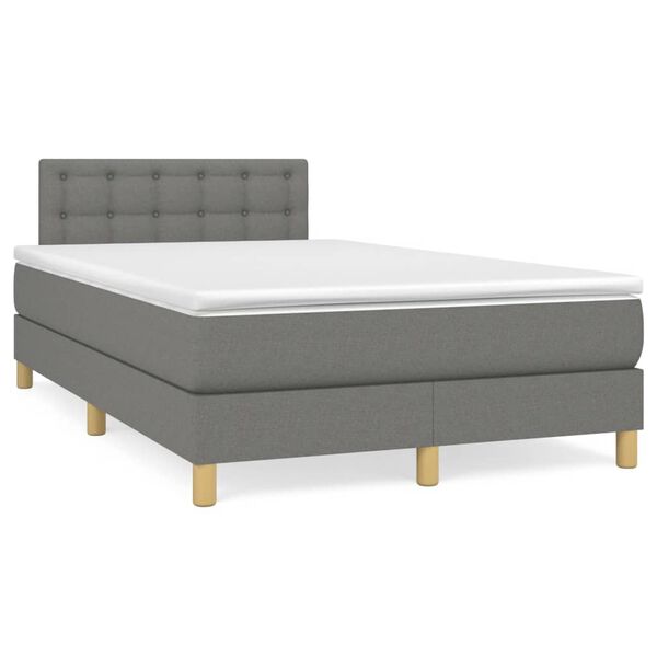 vidaXL &Kappa;&rho;&epsilon;&beta;ά&tau;&iota; Boxspring &mu;&epsilon; &Sigma;&tau;&rho;ώ&mu;&alpha; &Sigma;&kappa;&omicron;ύ&rho;&omicron; &Gamma;&kappa;&rho;&iota; 120x190 &epsilon;&kappa; &Upsilon;&phi;&alpha;&sigma;&mu;ά&tau;&iota;&nu;&omicron;