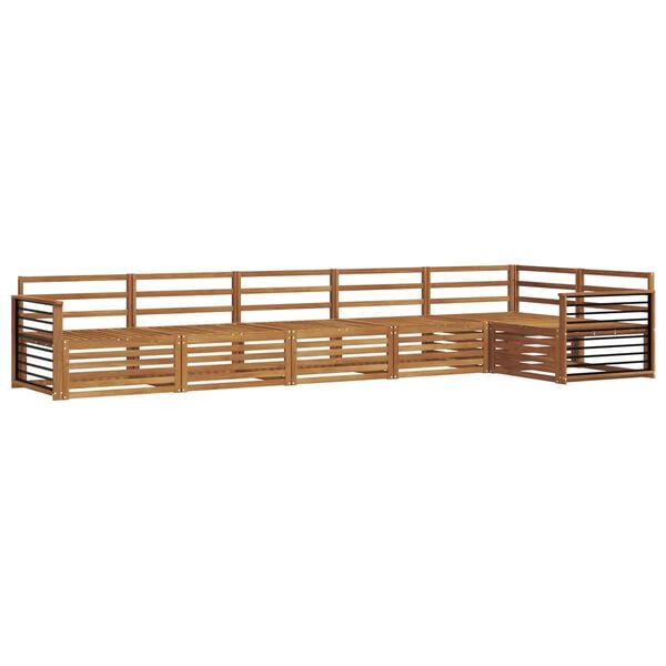 vidaXL &Sigma;&epsilon;&iota;&rho;ά &Kappa;&alpha;&nu;&alpha;&pi;έ &Epsilon;&xi;&omega;&tau;&epsilon;&rho;&iota;&kappa;&omicron;ύ 6 pcs &Phi;&upsilon;&sigma;&iota;&kappa;ό &Sigma;&tau;&epsilon;&rho;&epsilon;ό &Xi;ύ&lambda;&omicron; &Alpha;&kappa;&alpha;&kappa;ί&alpha;&sigmaf;