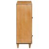 vidaXL Highboard Ανοιχτό καφέ 60 x 33 x 100 εκ. Μασίφ ξύλο μάνγκο