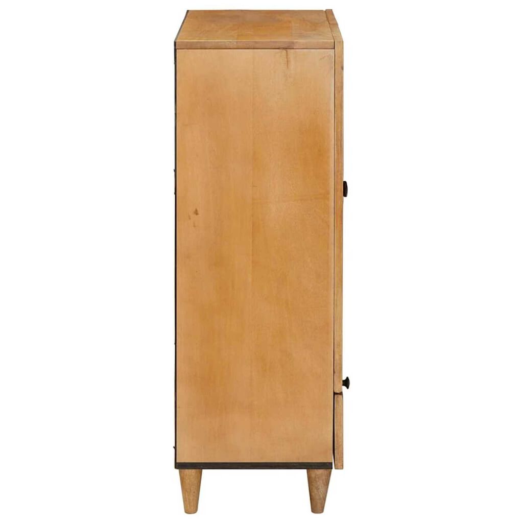 vidaXL Highboard Ανοιχτό καφέ 60 x 33 x 100 εκ. Μασίφ ξύλο μάνγκο