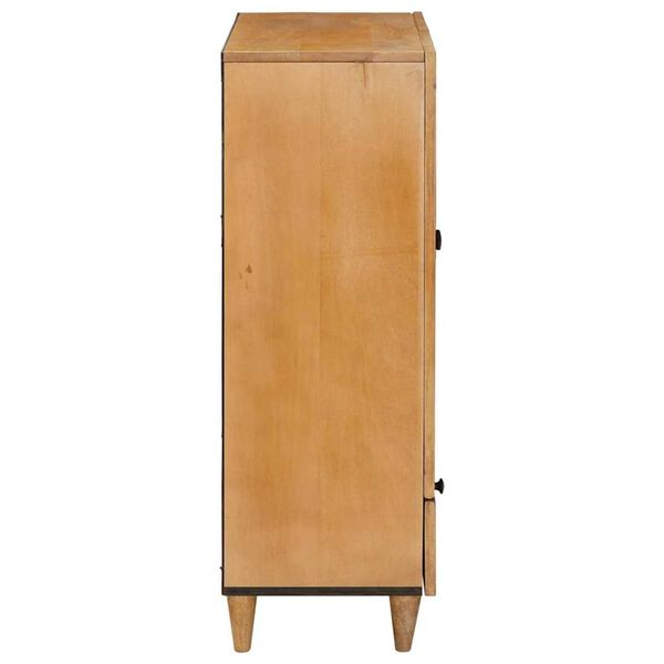 vidaXL Highboard Ανοιχτό καφέ 60 x 33 x 100 εκ. Μασίφ ξύλο μάνγκο