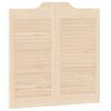 vidaXL Ανοιγόμενες πόρτες περσίδες 2 ζευγών 80x80 cm μασίφ ξύλο πεύκο