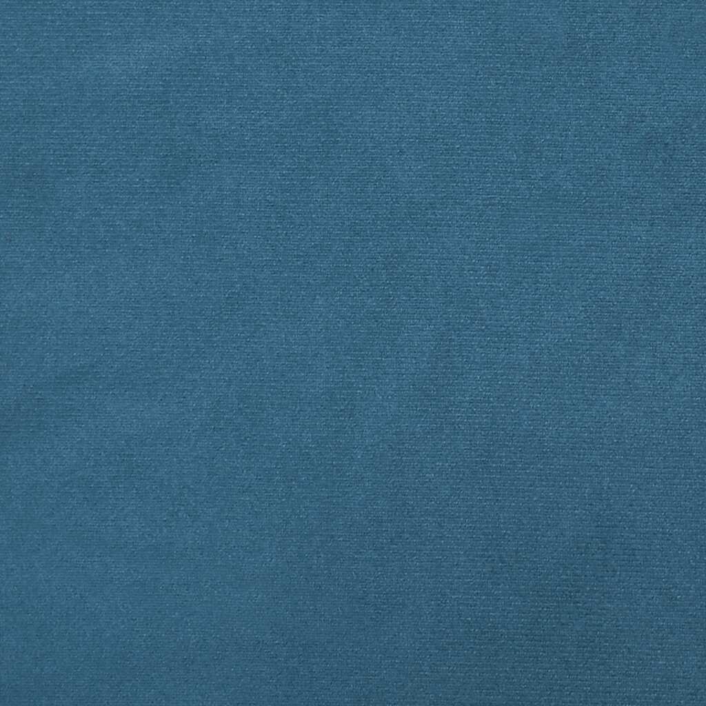 vidaXL Κρεβάτι Boxspring με Στρώμα Μπλε 140x200 εκ. Βελούδινο