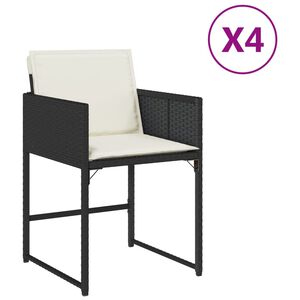 vidaXL &Kappa;&alpha;&rho;έ&kappa;&lambda;&epsilon;&sigmaf; &Kappa;ή&pi;&omicron;&upsilon; 4 &tau;&epsilon;&mu;. &Mu;&alpha;ύ&rho;&epsilon;&sigmaf; &alpha;&pi;ό &Sigma;&upsilon;&nu;&theta;&epsilon;&tau;&iota;&kappa;ό &Rho;&alpha;&tau;ά&nu; &mu;&epsilon; &Mu;&alpha;&xi;&iota;&lambda;ά&rho;&iota;&alpha;