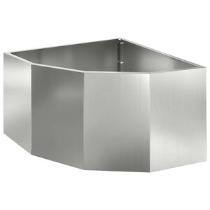 vidaXL &Gamma;&omega;&nu;&iota;&alpha;&kappa;ό &Rho;&omicron;&delta;ό&delta;&epsilon;&nu;&tau;&rho;&omicron; &Alpha;&sigma;&eta;&mu;ί 60 x 60 x 35 cm &Gamma;&alpha;&lambda;&beta;&alpha;&nu;&iota;&sigma;&mu;έ&nu;&omicron;&sigmaf; &chi;ά&lambda;&upsilon;&beta;&alpha;&sigmaf;