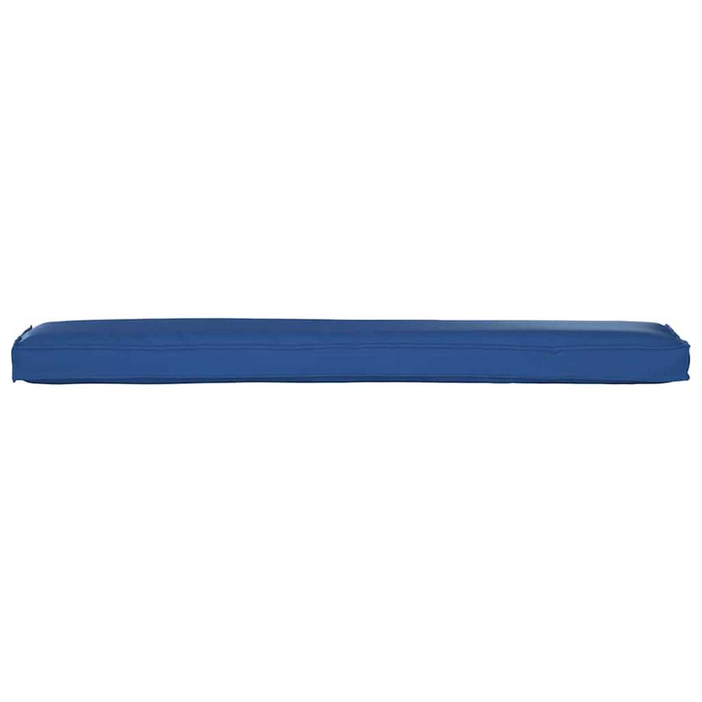 vidaXL Μαξιλάρι παλέτας Μπλε Ρουά 200 x 40 x 8 εκ. Ύφασμα Oxford