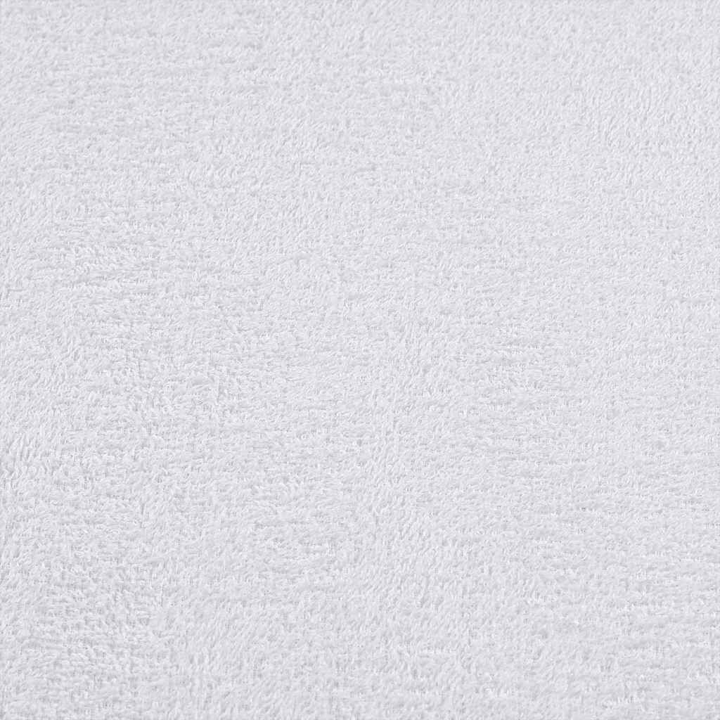 vidaXL σετ πετσετών 12 τεμαχίων Λευκό 360 gsm 100% βαμβάκι