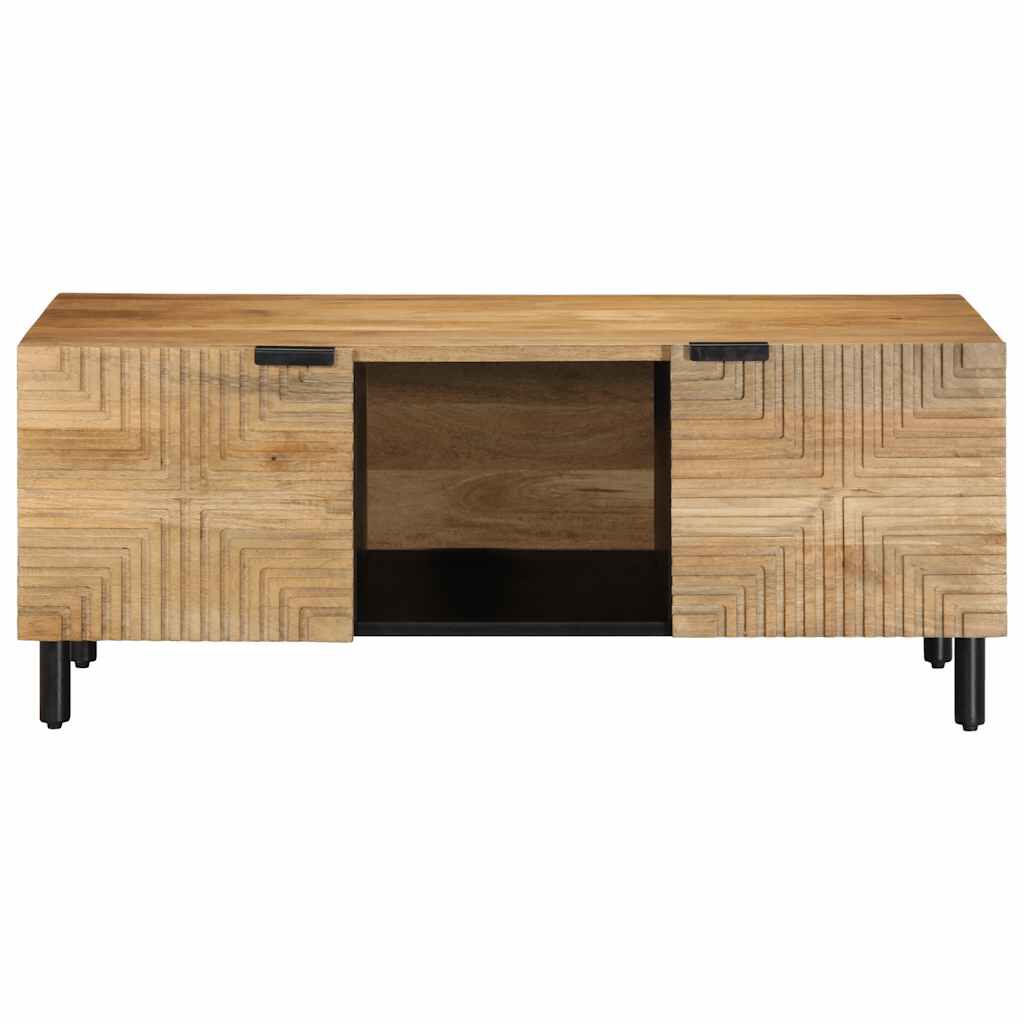 vidaXL Τραπεζάκι σαλονιού καφέ 100x54x40 cm μασίφ ξύλο Mango