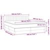 vidaXL &Kappa;&rho;&epsilon;&beta;ά&tau;&iota; Boxspring &mu;&epsilon; &Sigma;&tau;&rho;ώ&mu;&alpha; &Sigma;&kappa;&omicron;ύ&rho;&omicron; &Mu;&pi;&lambda;&epsilon; 180x200 &epsilon;&kappa;. &Beta;&epsilon;&lambda;&omicron;ύ&delta;&iota;&nu;&omicron;