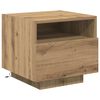 vidaXL &Kappa;&omicron;&mu;&omicron;&delta;ί&nu;&omicron; 2 pcs Artisan Oak 40 x 39 x 37 &epsilon;&kappa; &Epsilon;&pi;&epsilon;&xi;&epsilon;&rho;&gamma;&alpha;&sigma;&mu;έ&nu;&omicron; &xi;ύ&lambda;&omicron;