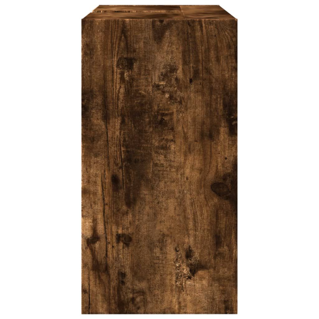 vidaXL Ντουλάπι Νιπτήρα Καπνιστή Δρυς 63x29x55 εκ. Επεξεργασμένο Ξύλο