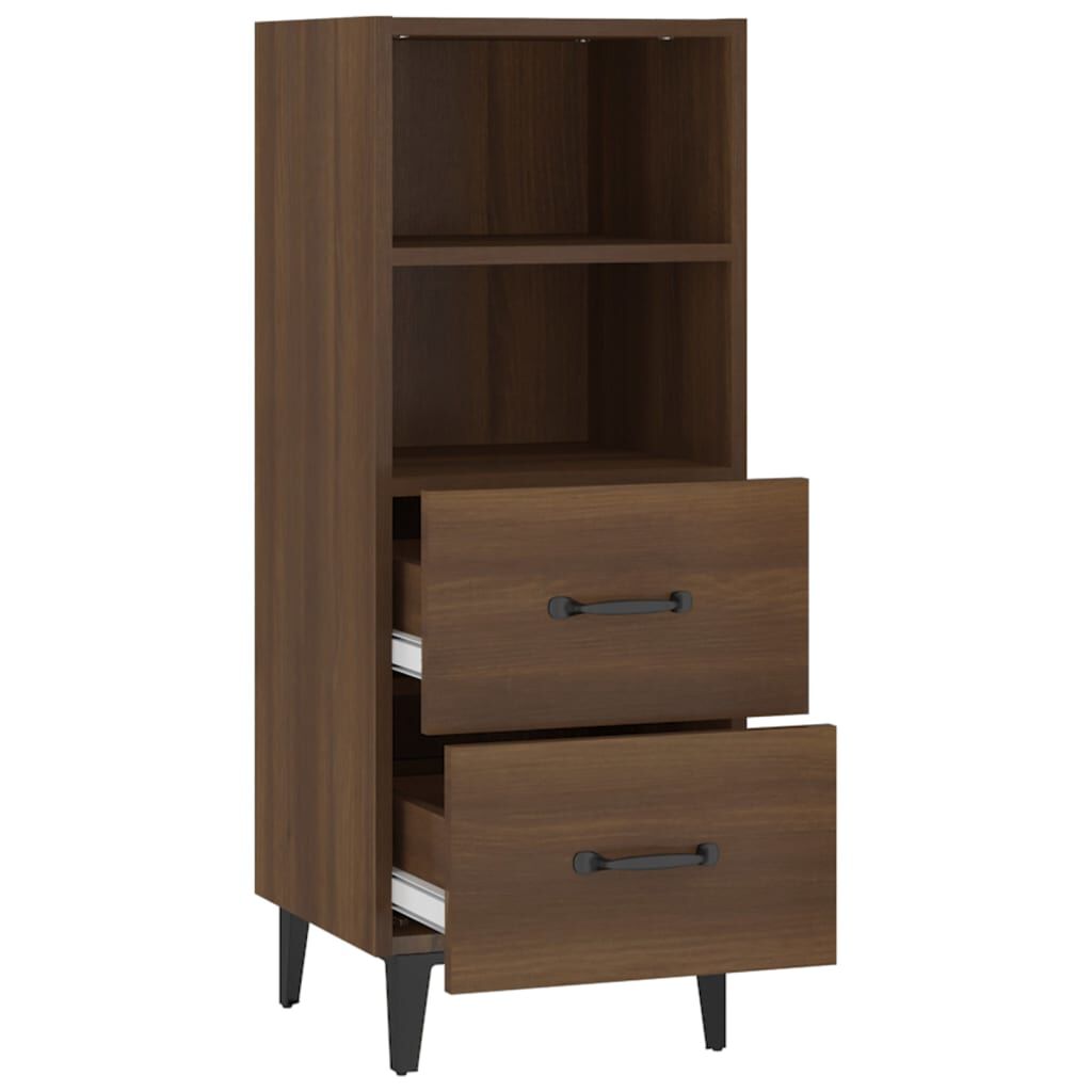 vidaXL Ντουλάπι Καφέ Δρυς 34,5 x 34 x 90 εκ. Επεξεργασμένο Ξύλο