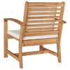 vidaXL Καρέκλες Κήπου 2 pcs Φυσικό 60 x 65 x 76.5 εκ Μασίφ ξύλο teak
