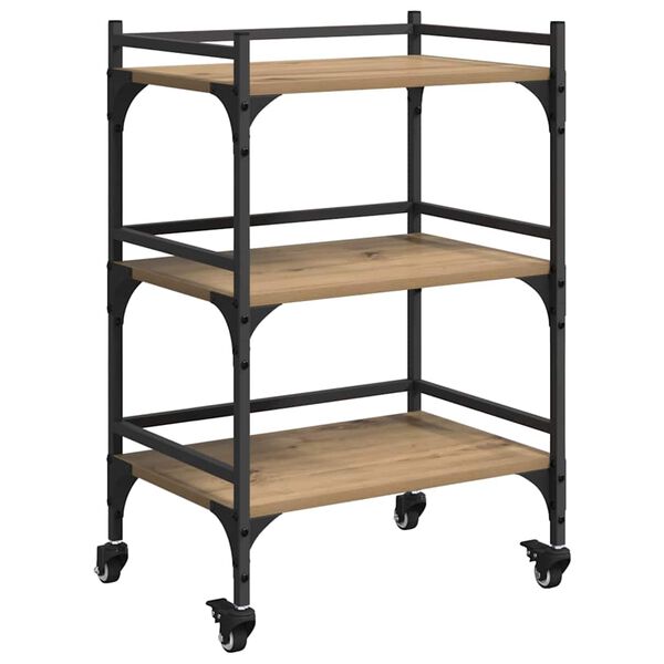 vidaXL &Kappa;&alpha;&rho;ό&tau;&sigma;&iota; &Kappa;&omicron;&upsilon;&zeta;ί&nu;&alpha;&sigmaf; Artisan Oak 50 x 35 x 75.5 &epsilon;&kappa;